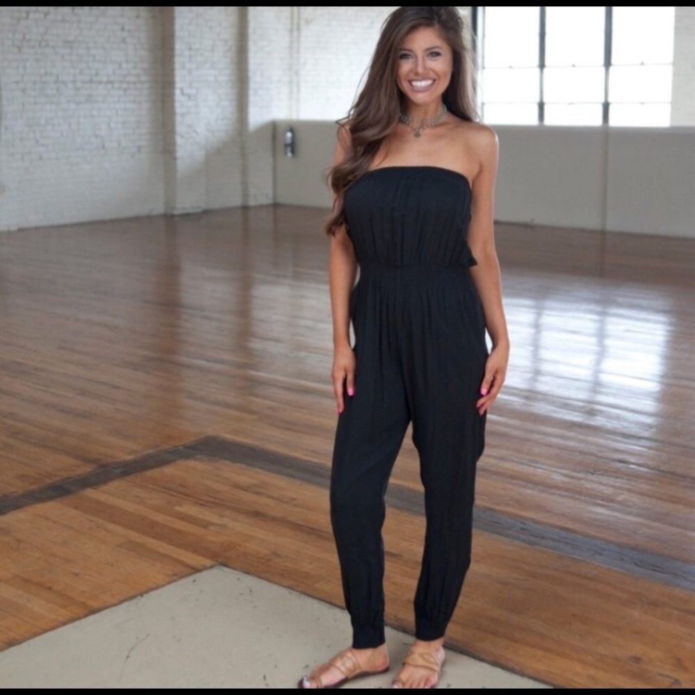 Black jumpsuit